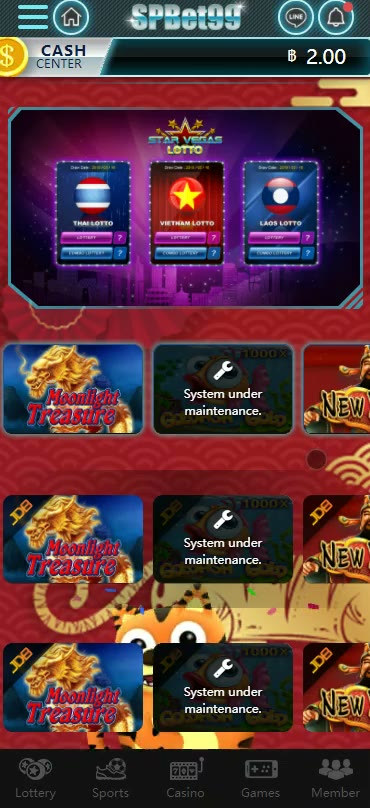 SPBET99 春節主題手機畫面